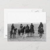 Gray Wolf Roundup, 1887 Briefkaart (Voorkant / Achterkant)