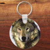 Gray Wolf Sleutelhanger (Voorkant)