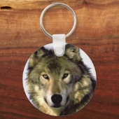Gray Wolf Sleutelhanger (Voorkant)