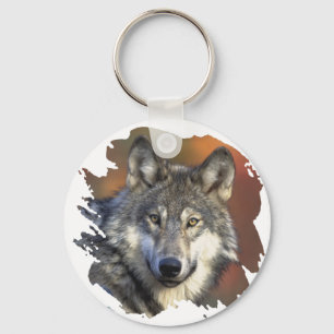 Gray Wolf Sleutelhanger