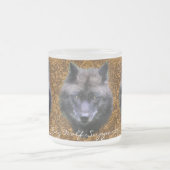 GRAY WOLF SOUTIEN À LA Mug Cadeau Faune (Centre)