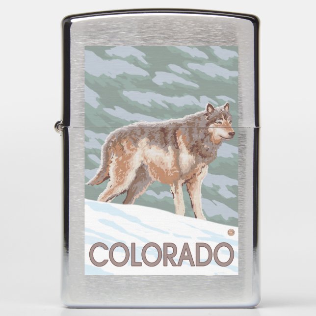 Gray Wolf StandingColorado (Voorkant)