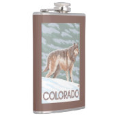 Gray Wolf StandingColorado Heupfles (Rechts)