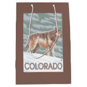 Gray Wolf StandingColorado Medium Cadeauzakje (Voorkant)