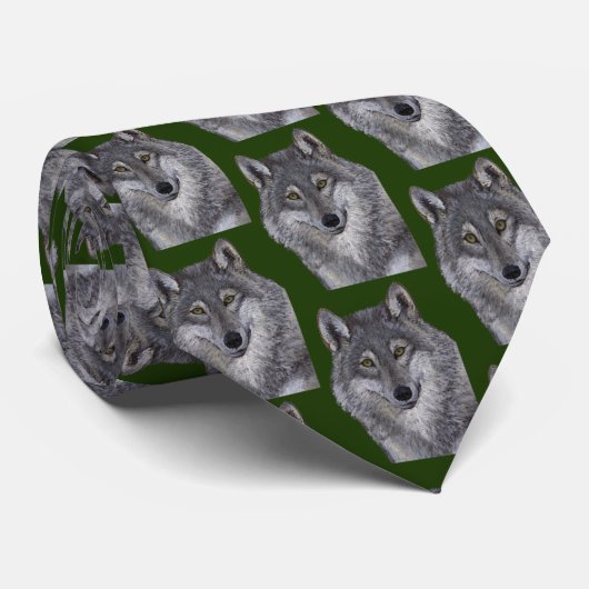 Gray Wolf Stropdas (Opgerold)