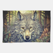 Gray Wolf Theedoek (Horizontaal)