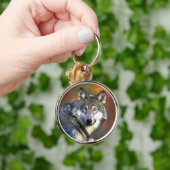 Gray Wolf - Timber Wolf - Red Wolf reeks Sleutelhanger (Hand)