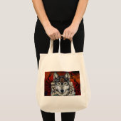 Gray Wolf Tote Bag (Voorkant (product))
