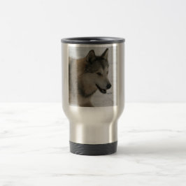 Gray Wolf Travel Mug Reisbeker