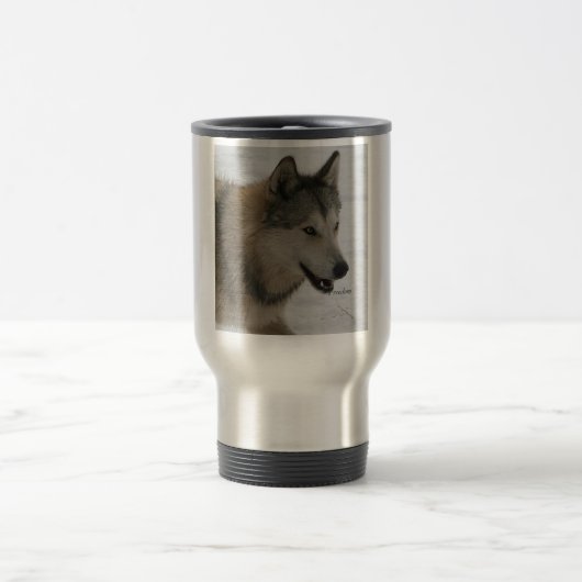 Gray Wolf Travel Mug Reisbeker (Center)