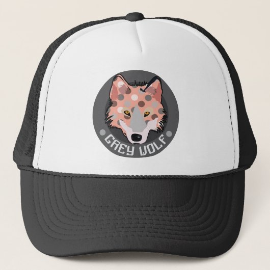 Gray Wolf Trucker Pet (Voorkant)