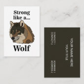 Gray Wolf Visitekaartje (Voorkant / Achterkant)