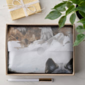 Gray Wolf Waterverf Tissuepapier (Geschenk)