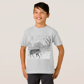 Gray Wolf Wildlife T-shirt (Voorkant volledig)