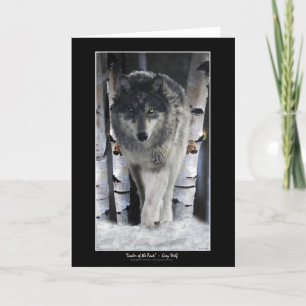 GRAY WOLF & WOODS Art & Poésie Cartes de voeux