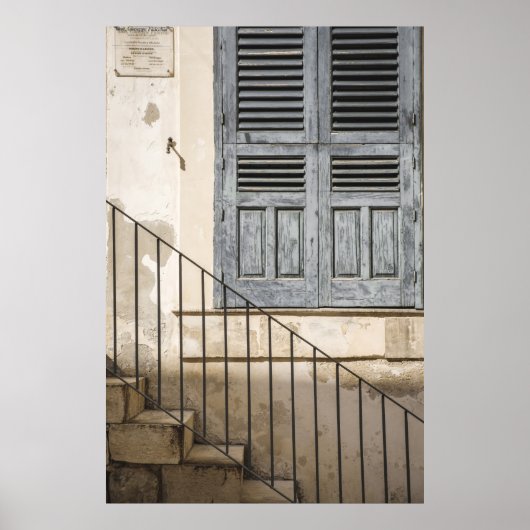GRAY WOODEN WINDOW POSTER (Voorkant)