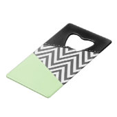 Gray Zigzag, Gray Chevron, Zigzag Pattern, Mint (Devant Angle)