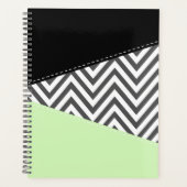 Gray Zigzag, Gray Chevron, Zigzag Pattern, Mint (Devant)