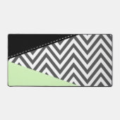 Gray Zigzag, Gray Chevron, Zigzag Pattern, Mint (Recto)