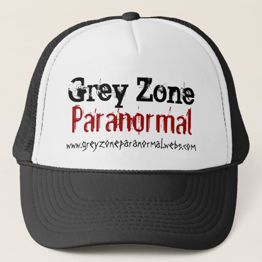 Gray Zone Paranormal Trucker Hat Trucker Pet (Voorkant)