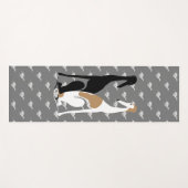Grayhound Sisters Illustratie Yoga Mat (Voorkant (horizontaal))