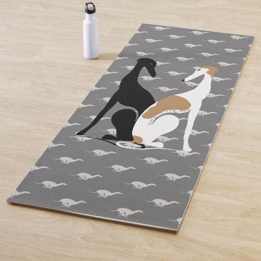 Grayhound Sisters Illustratie Yoga Mat (In situ)