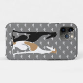 Grayhound Sisters Illustration Phone Case (Achterkant (horizontaal))