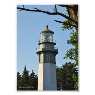 Grays Harbour Lighthouse Foto Afdruk