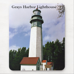 Grays Harbour Lighthouse, Washington Mousepad Muismat