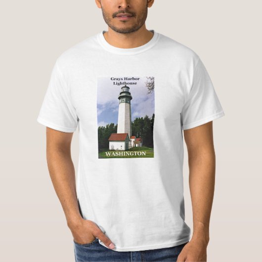 Grays Harbour Lighthouse, Washington T-Shirt (Voorkant)