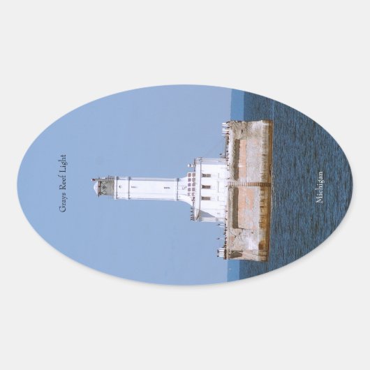 Grays Reef Light autocollant (Devant)