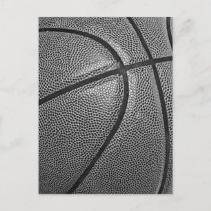 Grayscale Basketbal Briefkaart