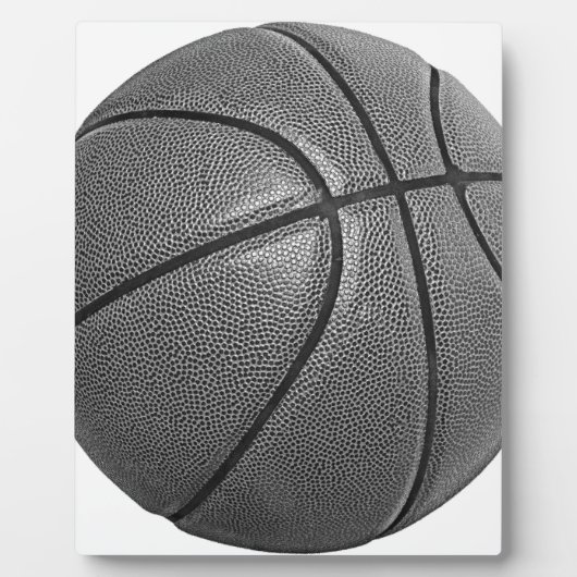 Grayscale Basketball Fotoplaat (Voorkant)