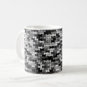 Grayscale Bowties 11oz Mok (Voorkant links)