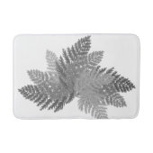 Grayscale Fern Badmat (Voorkant)