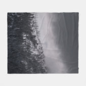 GRAYSCALE FOTO VAN DE TREE FLEECE DEKEN (Voorkant (Horizontaal))