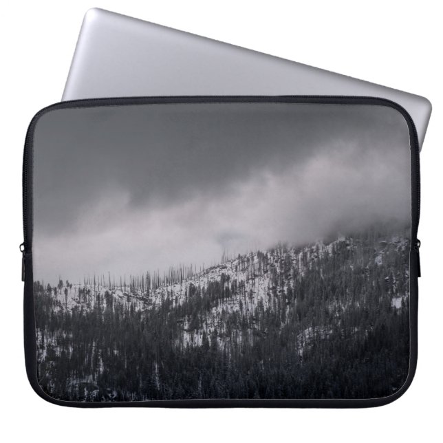 GRAYSCALE FOTO VAN DE TREE LAPTOP SLEEVE (Voorkant)