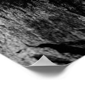 Grayscale-foto van rock poster (Hoek)