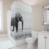 GRAYSCALE FOTOGRAFIE VAN ELEPHANT DOUCHEGORDIJN (In situ)