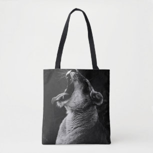 GRAYSCALE FOTOGRAFIE VAN GEDANKTE LIONATIE DRAAGTAS