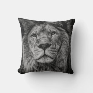 GRAYSCALE FOTOGRAFIE VAN LION KUSSEN