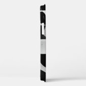 Grayscale-fotografie van stoelen zonder mensen Case-Mate iPhone case (Achterkant / Rechts)