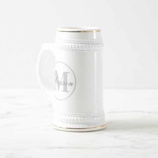 Grayscale Scripted Monogram DRF Bierpul (Voorkant links)