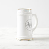 Grayscale Scripted Monogram DRF Bierpul (Voorkant rechts)
