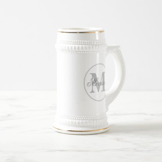 Grayscale Scripted Monogram DRF Bierpul (Voorkant rechts)