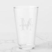 Grayscale Scripted Monogram Glas (Achterkant)