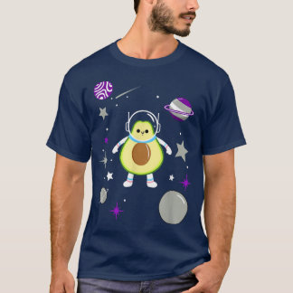 Grayseual Avocado in Space Grayseual Pride T-shirt