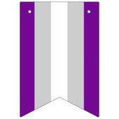 Graysexual Pride Drapeau Bannière de Bunting Parti (Premier drapeau)