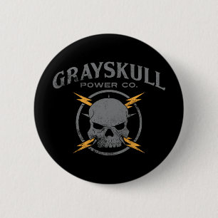 Grayskull Power Co. Ronde Button 5,7 Cm