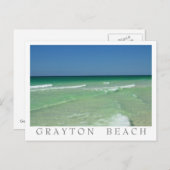 Grayton Beach - 30A Florida - Witte grens Briefkaart (Voorkant / Achterkant)